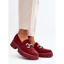 Step in style Mocasini Model Ellise G422 Bordo - Pas in stil roșu 1