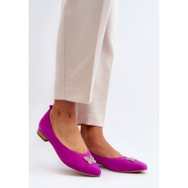 Step in style Balerini Model Zazoo 2887/067 Fuchsia - Pas în stil roz 1