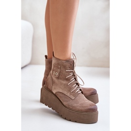 Step in style Cizme Model Zazoo 60499 Bej - Pas in stil 2