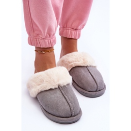 Step in style Papuci Model Pinky BO-609 Gri - Pas in stil 2