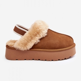 Step in style Papuci Model Sophienne W5827 Camel - Pas in stil maro 3
