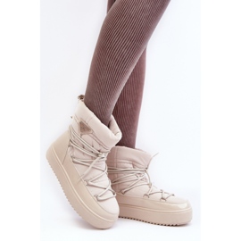 Step in style Cizme de zapada Model Fleure NB606 Bej - Pas in stil 1