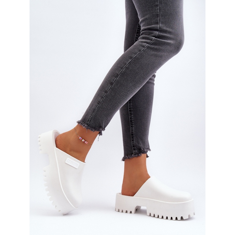 Step in style Sandale Flip-flops Model Big Star NN274015 Alb - Pas în stil 1