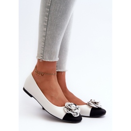 Step in style Balerini Model Divinella T601P Alb - Pas in stil 1
