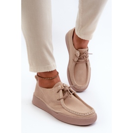 Step in style Pantofi Model Sergio Leone SP021 Bej - Pas in stil 2