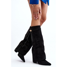 Step in style Cizme Model Portora 9501A Negru - Pas in stil 3