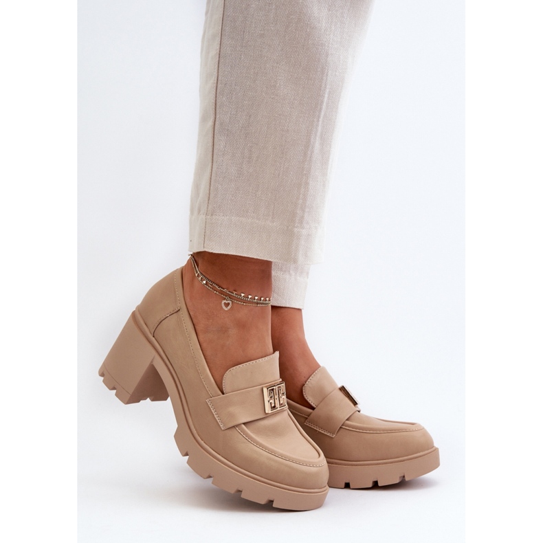 Step in style Pantofi Model Ranunca RMR23108-2 Bej - Pas in stil 1