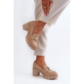 Step in style Pantofi Model Ranunca RMR23108-2 Bej - Pas in stil 2