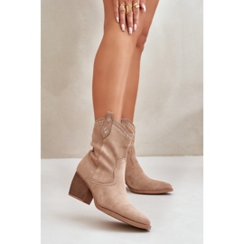 Step in style Cizme Model Narinae CHC359 Bej - Pas in stil 1
