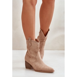 Step in style Cizme Model Narinae CHC359 Bej - Pas in stil 2