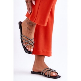 Step in style Sandale Flip-flops Model Leomi 5628-2 CLA-1 Black - Pas în stil negru 2