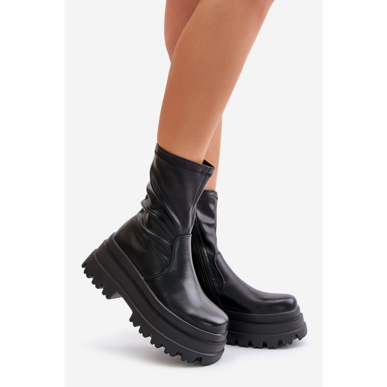 Step in style Botine Model Florinara 52062 Negru - Pas in stil 1