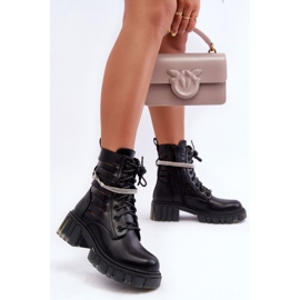 Step in style Cizme de lucru Model Rocky D8109 Black - Pas în stil negru 2