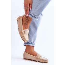 Step in style Mocasini Model Castelo JU052 Bej - Pas in stil 1