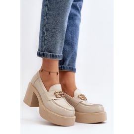 Step in style Pantofi Model Zazoo 20170 Bej Deschis - Pas in stil 1