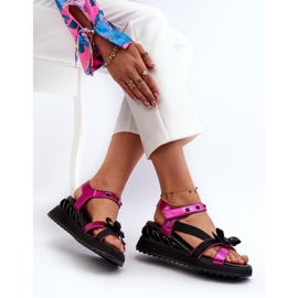 Step in style Sandale Model Da CR956 Fuchsia - Pas în stil roz 2