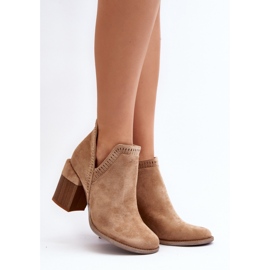 Step in style Cizme Model Jolnima A5729-63 Bej - Pas in stil 1