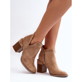 Step in style Cizme Model Jolnima A5729-63 Bej - Pas in stil 2