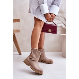 Step in style Cizme Model Lewski 3610 Bej - Pas in stil 1