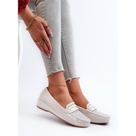 Step in style Mocasini Model Nassnema 833959 Alb - Pas in stil 1