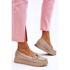 Step in style Mocasini Model Desmond 10141 Bej - Pas in stil 1
