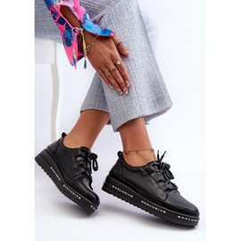 Step in style Pantofi Model S.Barski LR769A Negri - Pas in stil negru 2