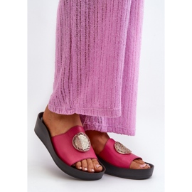 Step in style Sandale Flip-flops Model Zazoo 2920 Fuchsia - Pas în stil roz 1