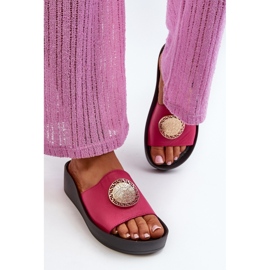 Step in style Sandale Flip-flops Model Zazoo 2920 Fuchsia - Pas în stil roz 2