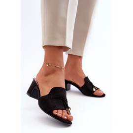 Step in style Sandale Flip-flops Model Jemenna JH338P Negru - Pas în stil 3