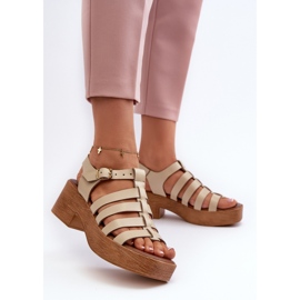 Step in style Sandale Model Zazoo 40410 Bej - Pas in stil 1