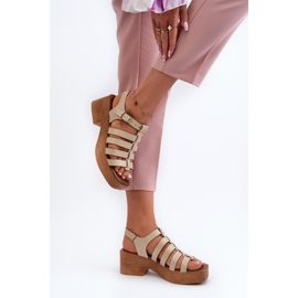 Step in style Sandale Model Zazoo 40410 Bej - Pas in stil 2