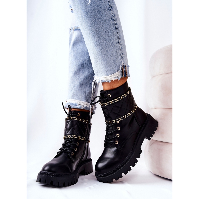 Step in style Cizme de muncitor Model Caleanor H21-71 Blk Black - Pas in stil negru 1