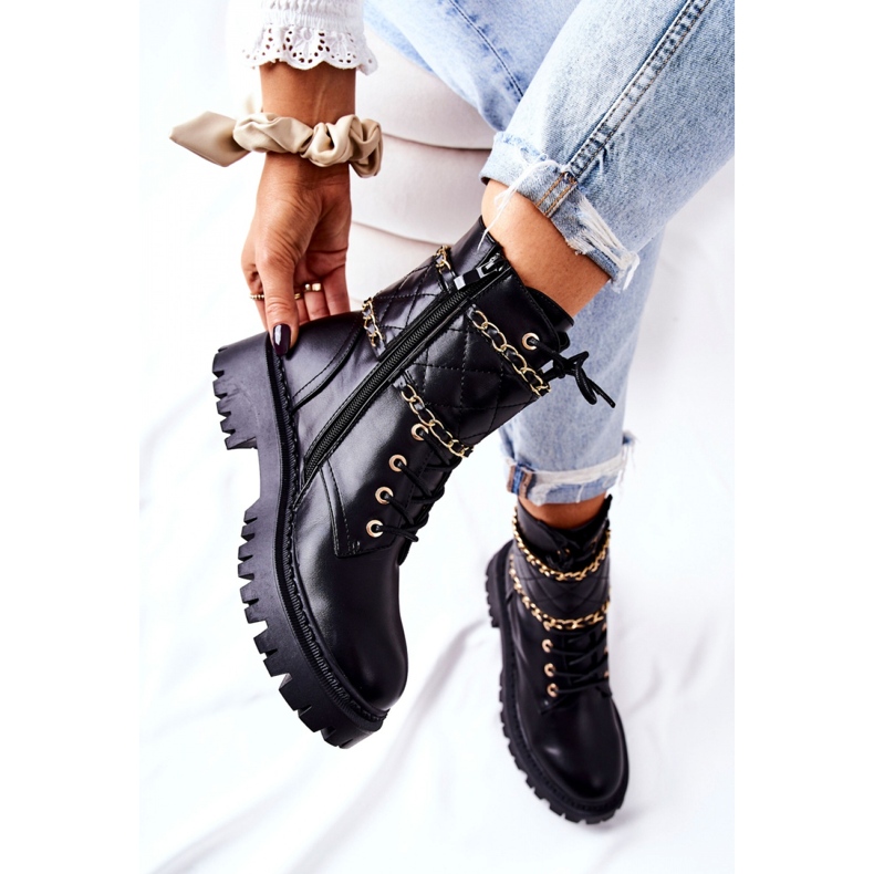 Step in style Cizme de muncitor Model Caleanor H21-71 Blk Black - Pas in stil negru 2