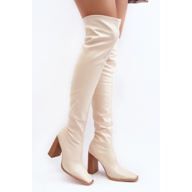 Step in style Cizme Model Orcella 6028 Bej - Pas in stil 1