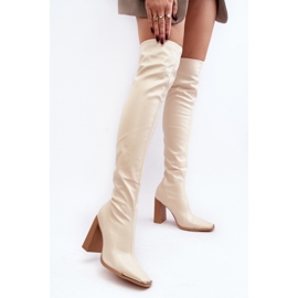 Step in style Cizme Model Orcella 6028 Bej - Pas in stil 3