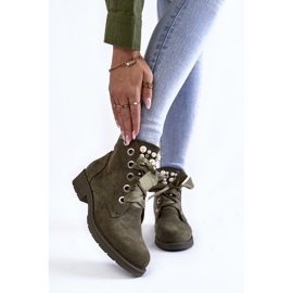 Step in style Cizme Model Raiso CLS-206 Verde - Pas in stil 1