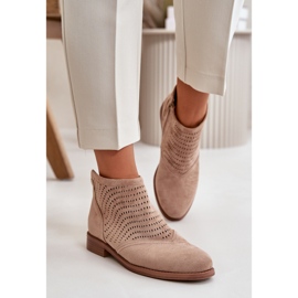 Step in style Cizme Model S.Barski HY42-076 Bej - Pas in stil 1