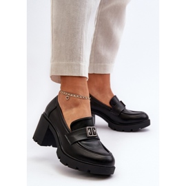 Step in style Pantofi Model Ranunca RMR23108-2 Negri - Pas in stil negru 1