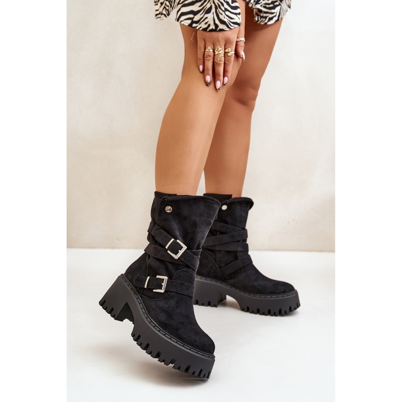 Step in style Cizme Model Nerelisa QH7825 Negru - Pas in stil 1