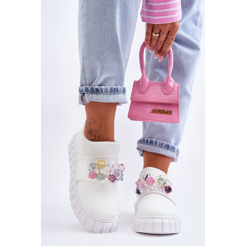 Step in style Pantofi sport Model Desire NB615 White - Pas in stil alb 1 Step in style Pantofi sport Model Desire NB615 White - Pas in stil alb 1