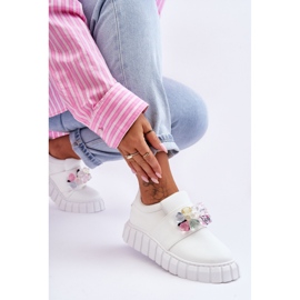 Step in style Pantofi sport Model Desire NB615 White - Pas in stil alb 2 Step in style Pantofi sport Model Desire NB615 White - Pas in stil alb 2