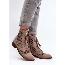 Step in style Cizme Model Zazoo 2695/024 Bej - Pas in stil 1 Step in style Cizme Model Zazoo 2695/024 Bej - Pas in stil 1