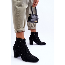 Step in style Cizme Model Antede L08-206 Black Suede - Pas in stil negru 1