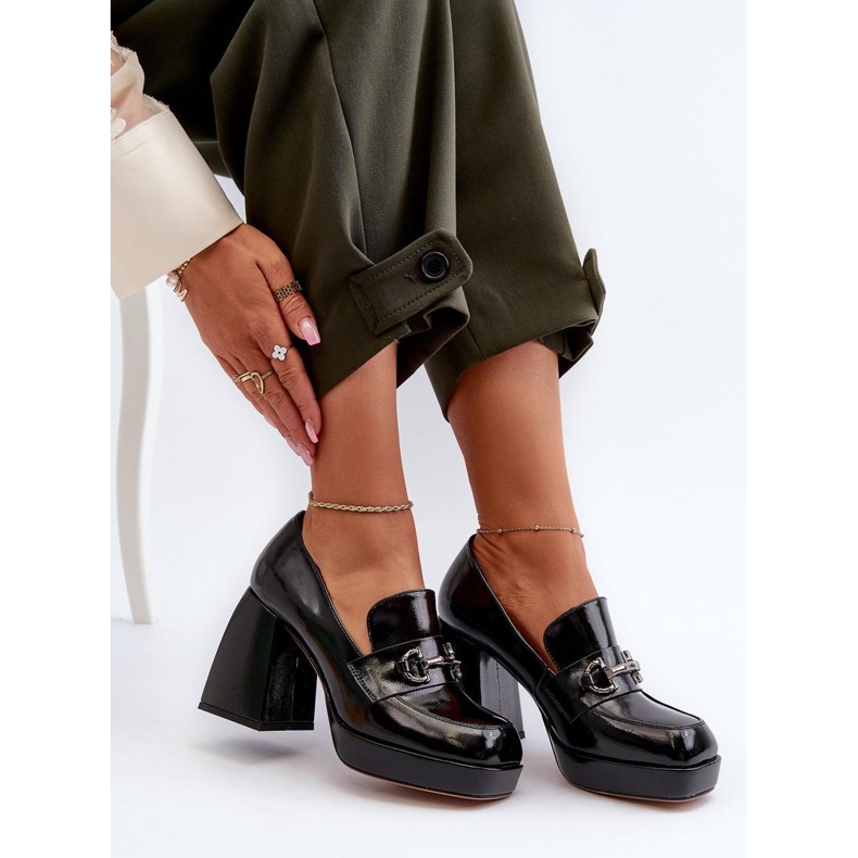 Step in style Pantofi Model Da MR38-906 Negri - Pas în stil negru 1