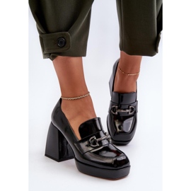 Step in style Pantofi Model Da MR38-906 Negri - Pas în stil negru 2