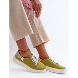 Step in style Adidași Model Big Star NN276003 Lime - Pas în stil verde 1