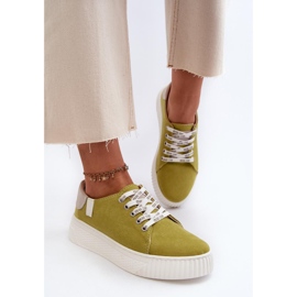 Step in style Adidași Model Big Star NN276003 Lime - Pas în stil verde 2