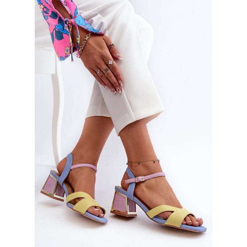 Step in style Sandale Model Da CR482 Galben - Pas in stil 2