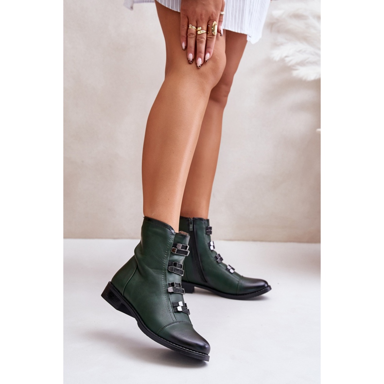 Step in style Cizme Model Evalith ASA62-30 Verde - Pas in stil 1