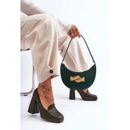 Step in style Pompe Model Alisa M046 Verde - Pas în stil 2